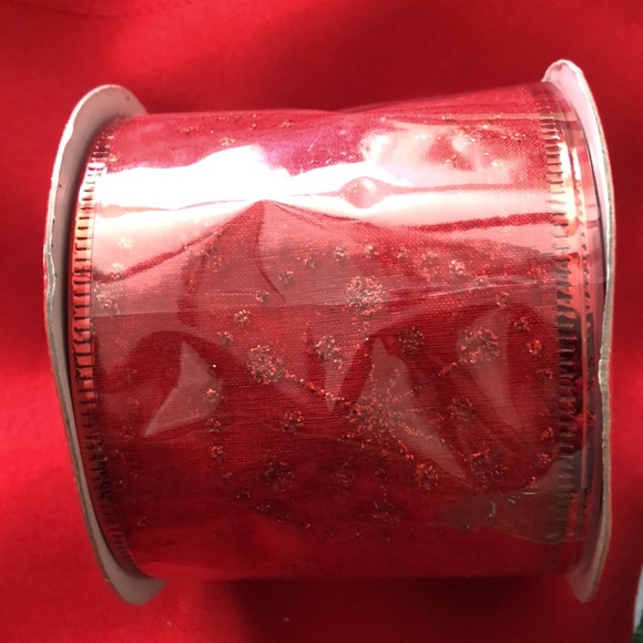 Wire Edged Ribbon & Red Decorative Duct Tape - Picture 7 of 10